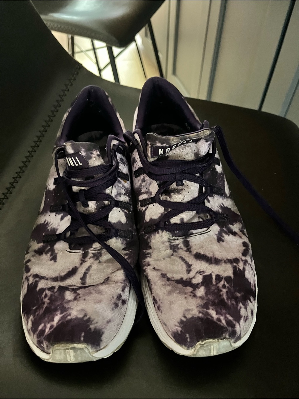 Tie-Dye Athletic Sneakers - Purple/White